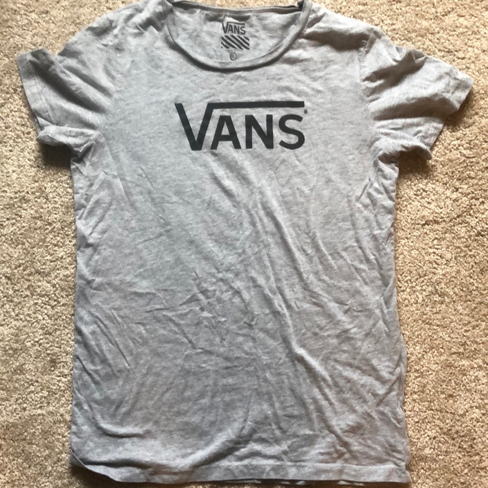Vans gray logo t-shirt